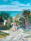 Valerie Lamb-Steece Art fine art Beach Haul 1 Original artwork for sale