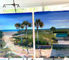 Valerie Lamb-Steece Art fine art 19th Beach Access, Diptych (2 works together) Original artwork for sale