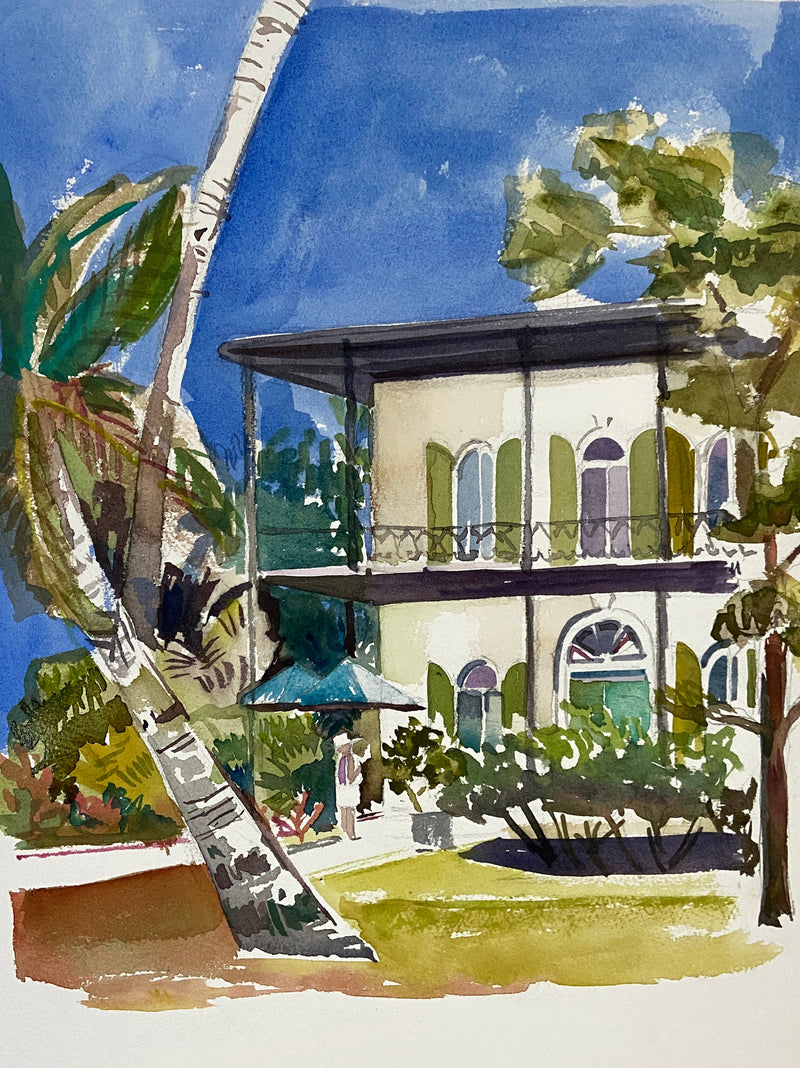 Valerie Lamb-Steece Art Hemmingway House- Key West Fl Original artwork for sale